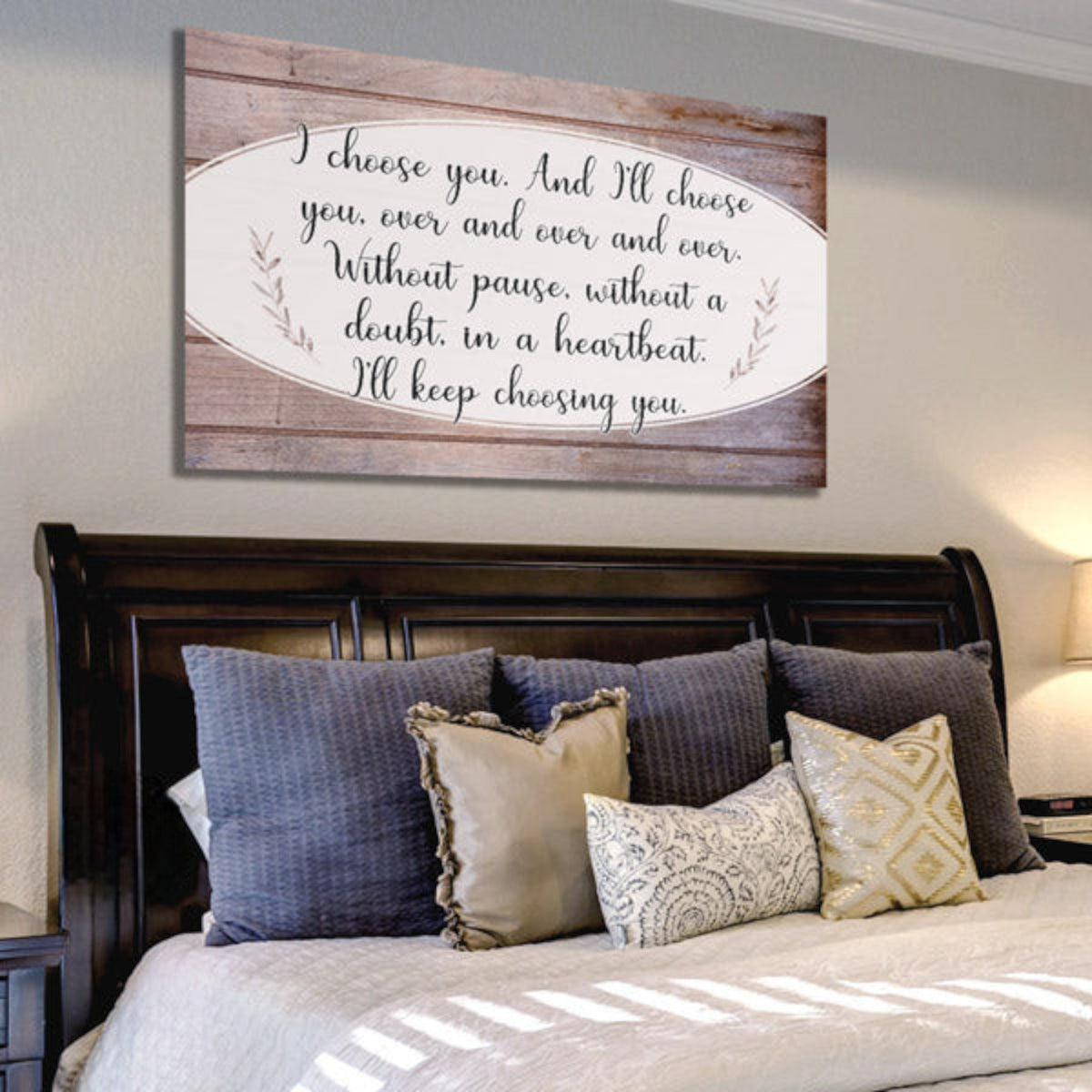 I'll Keep Choosing You Canvas Wall Art – Couple Gift