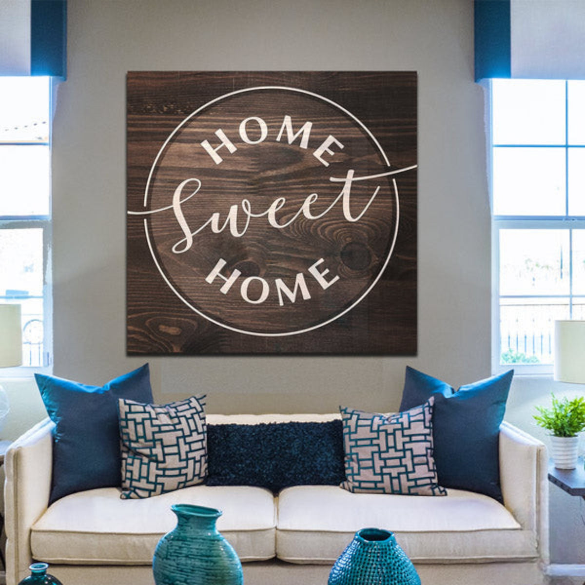 Home Sweet Home Canvas Wall Art – Family Home Decor