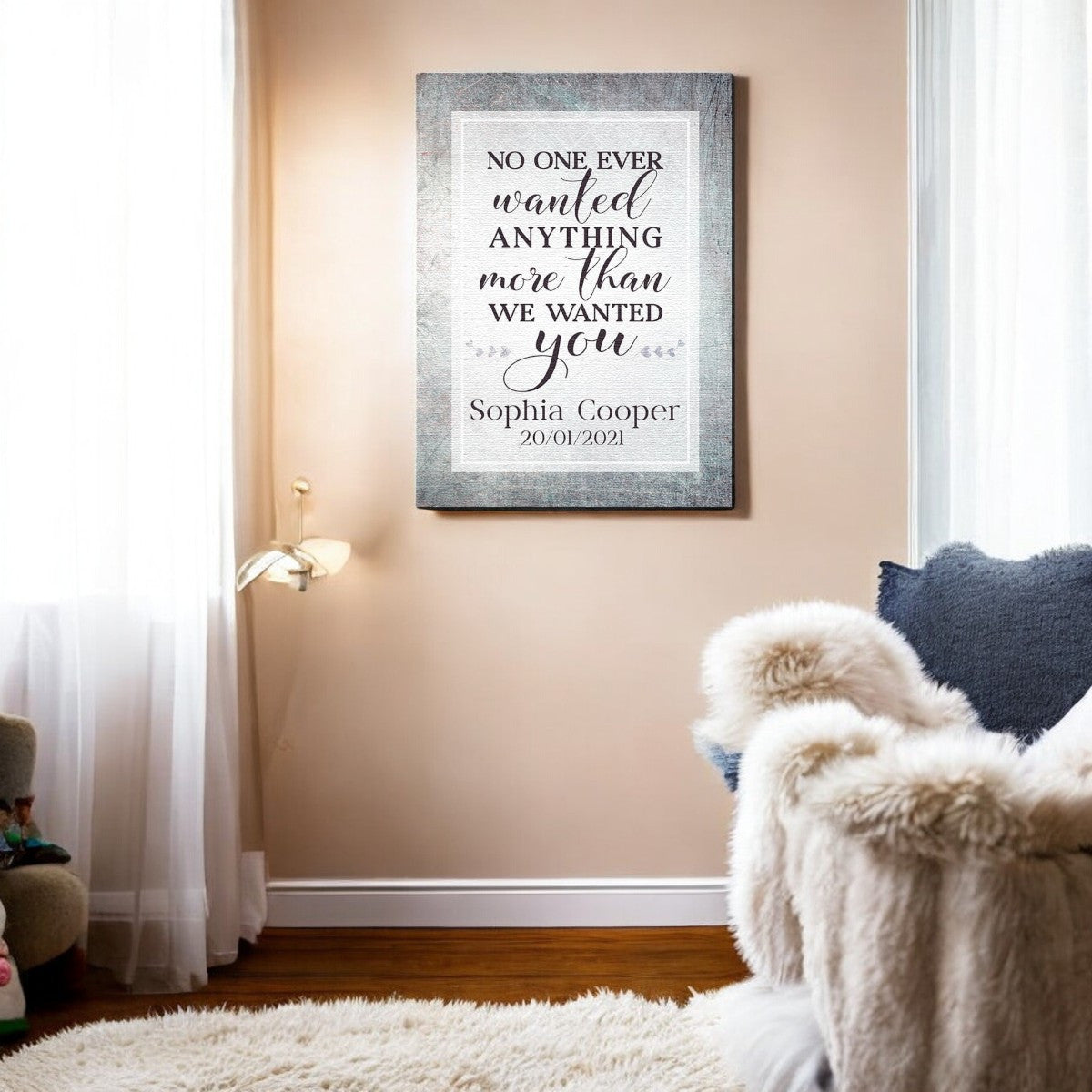 Personalized More Than We Wanted You Kids Canvas Wall Art – Family Home Decor
