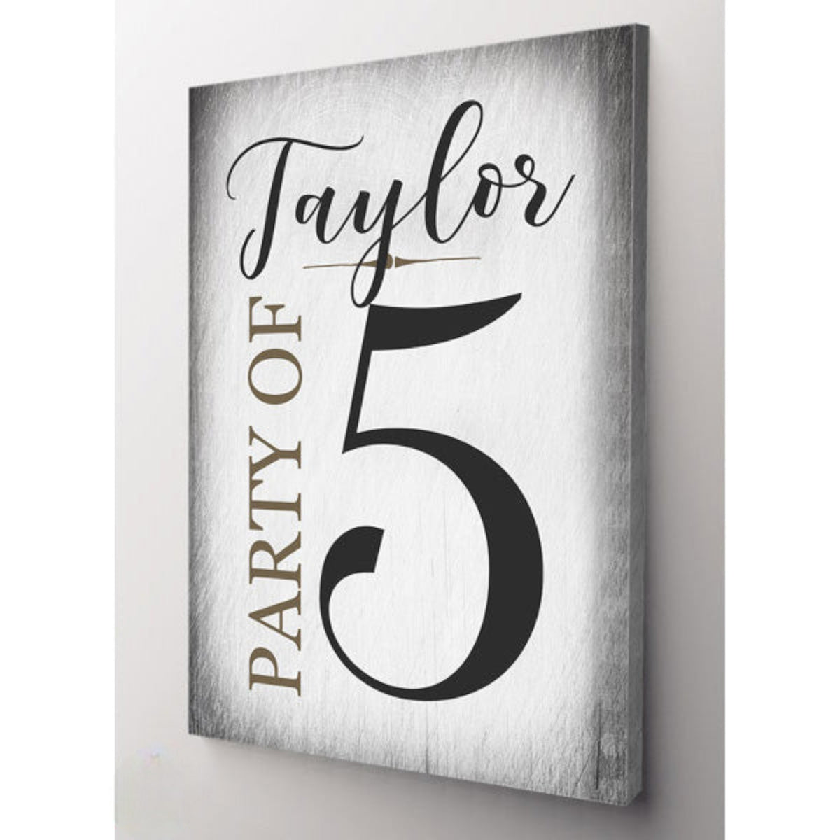 Personalized Family Name Party Of Canvas Wall Art – Family Home Decor