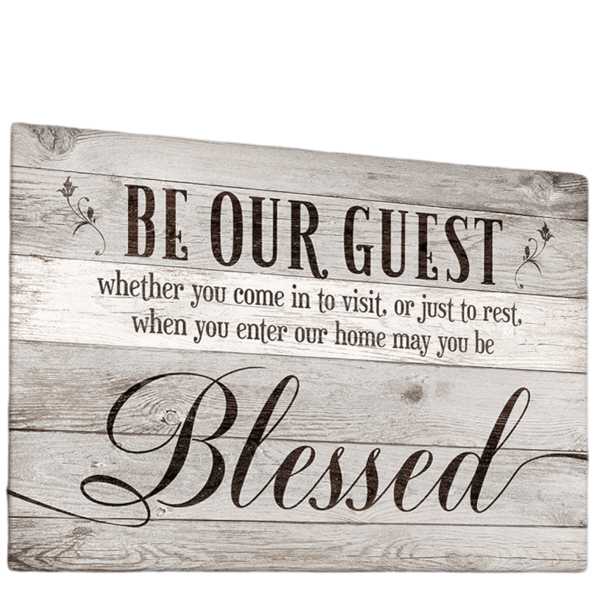 Be Our Guest - May You Be Blessed Canvas Wall Art – Christian Wall Decor
