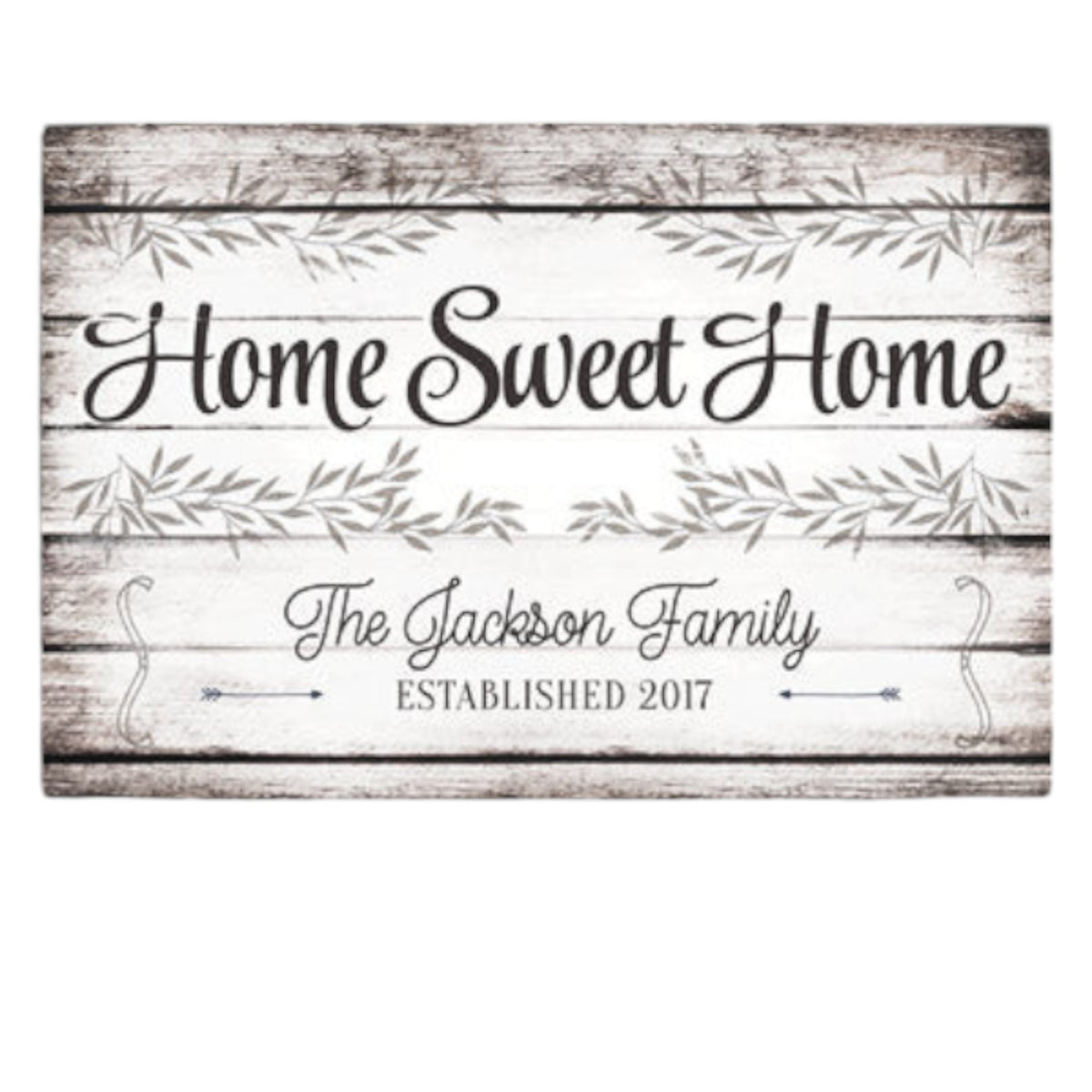 Personalized Home Sweet Home Canvas Wall Art – Family Home Decor