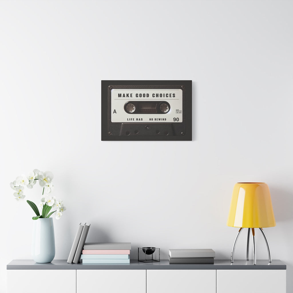 Make Good Choices Canvas Wall Art – Kids Room Decor