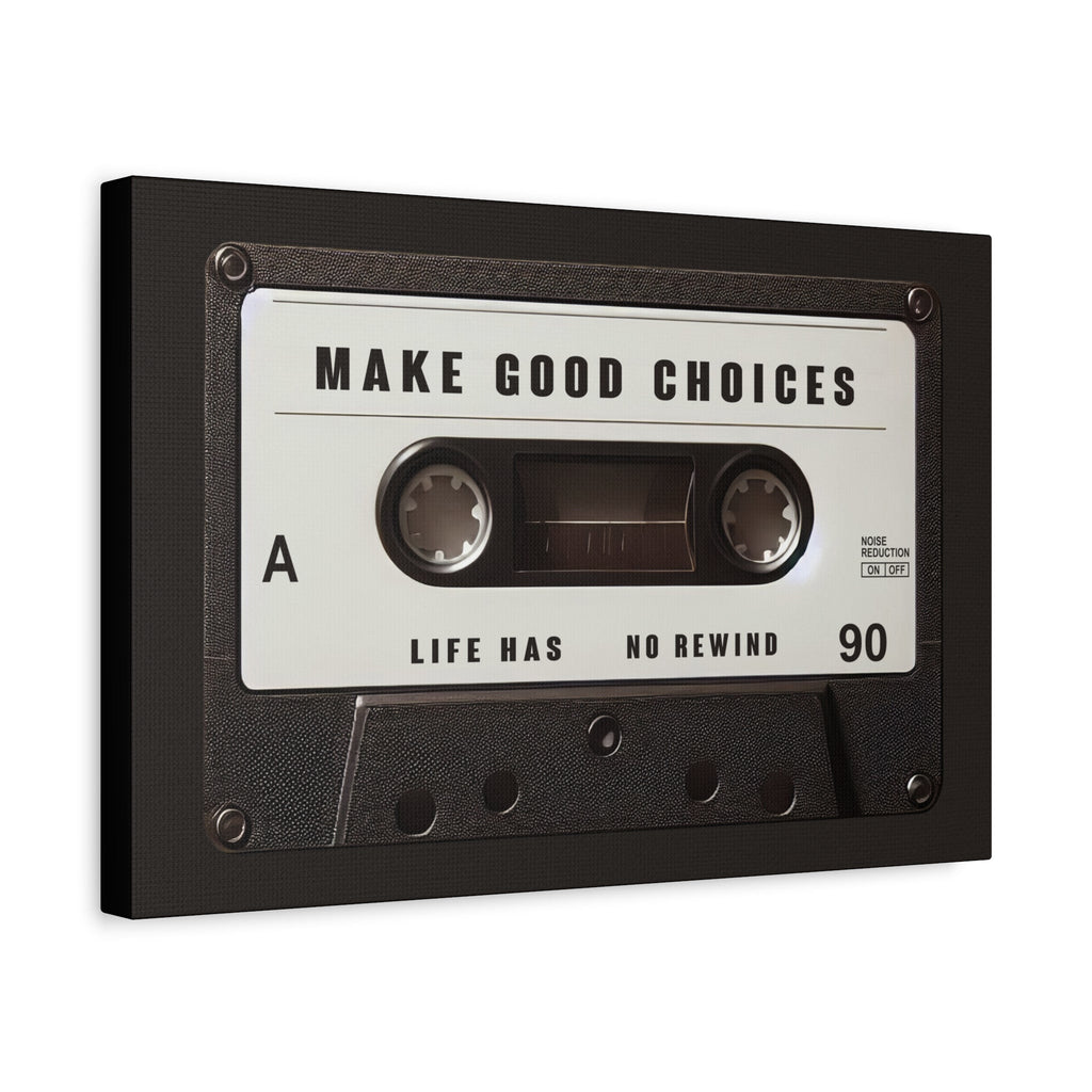 Make Good Choices Canvas Wall Art – Kids Room Decor