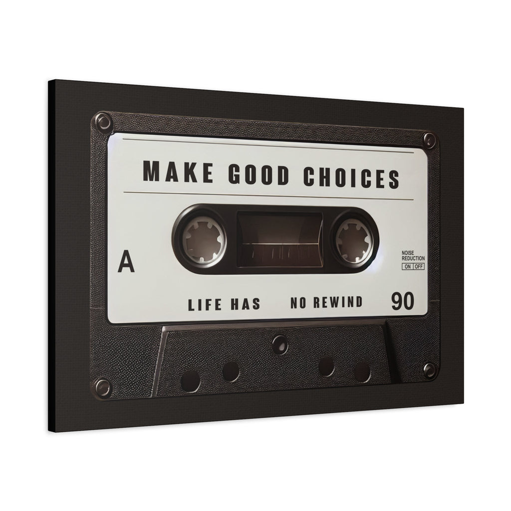 Make Good Choices Canvas Wall Art – Kids Room Decor