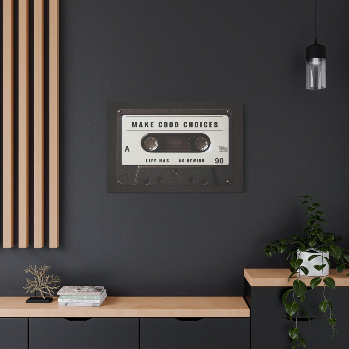 Make Good Choices Canvas Wall Art – Kids Room Decor