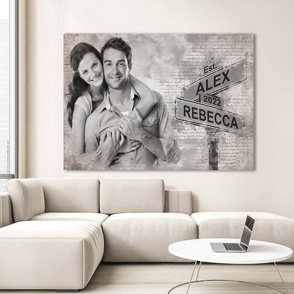 Personalized Be Lovers But Be Best Friends Too Couple Canvas Wall Art – Couple Gift