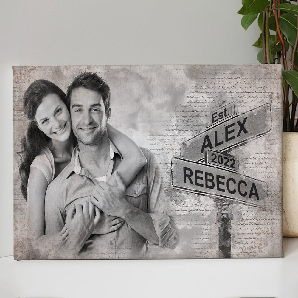 Personalized Be Lovers But Be Best Friends Too Couple Canvas Wall Art – Couple Gift