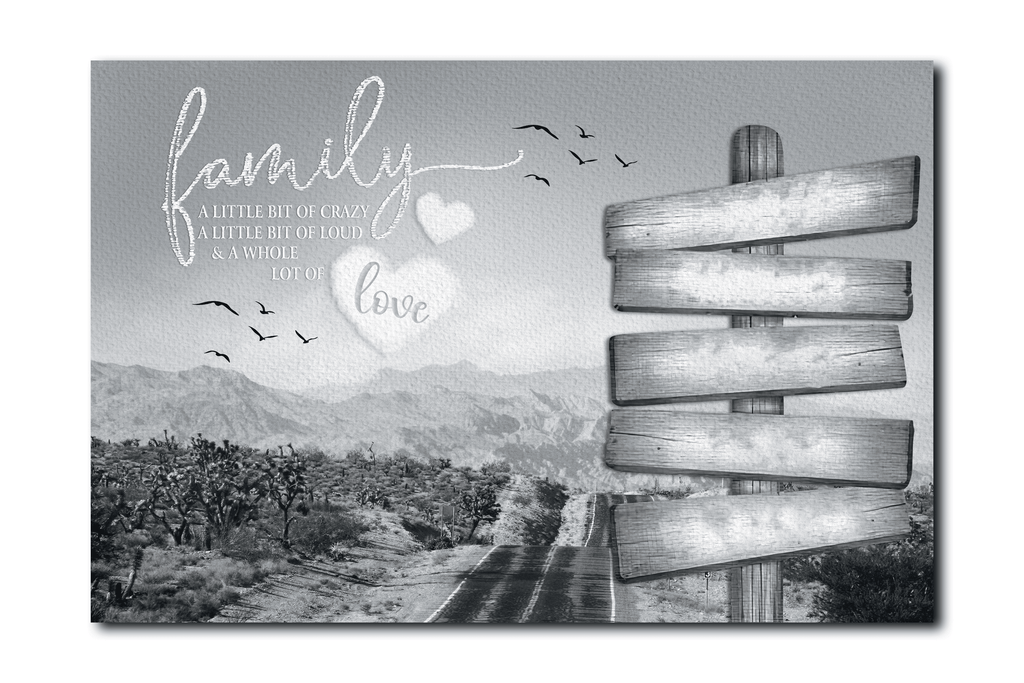 Personalized Family A Whole Of Love Canvas Wall Art – Family Home Decor