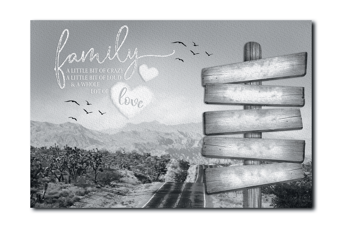 Personalized Family A Whole Of Love Canvas Wall Art – Family Home Decor