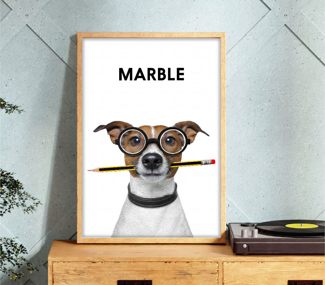 Personalized Pet Portrait Oil Painting Effect Canvas Wall Art – Pet Lover Gift