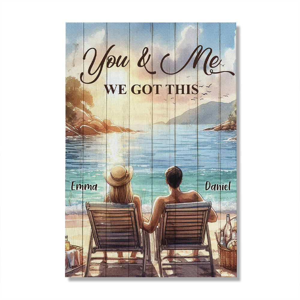 You And Me We Got This Canvas Wall Art – Couple Gift