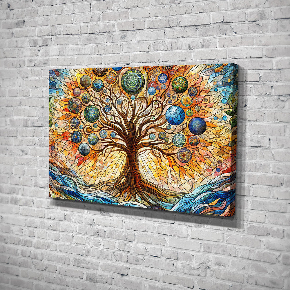 Tree Of Life Colorful Canvas Wall Art – Nature Wall Art
