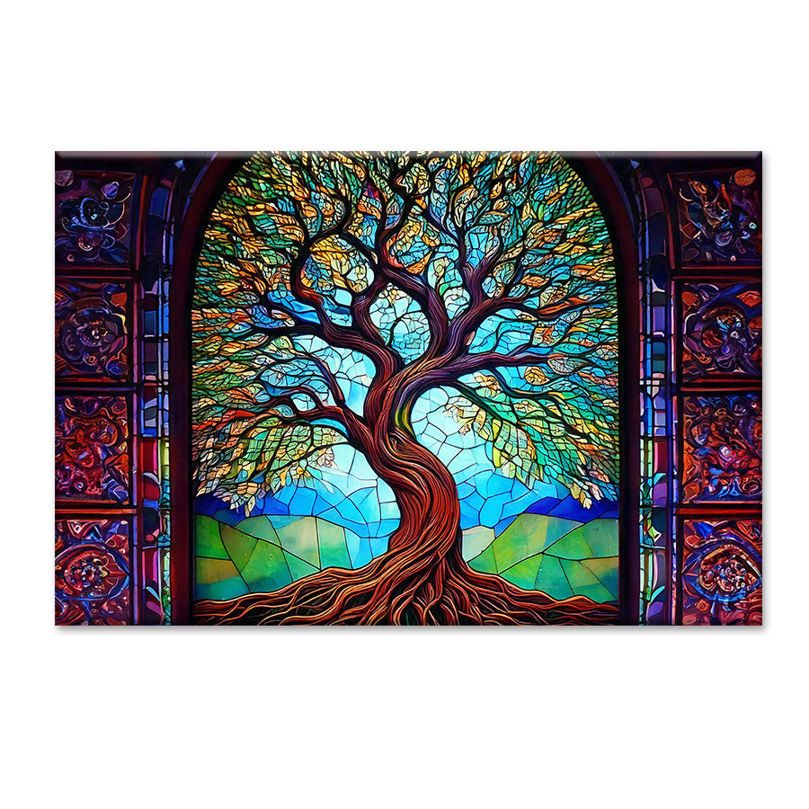 Tree Of Life Canvas Wall Art – Motivational Office Decor