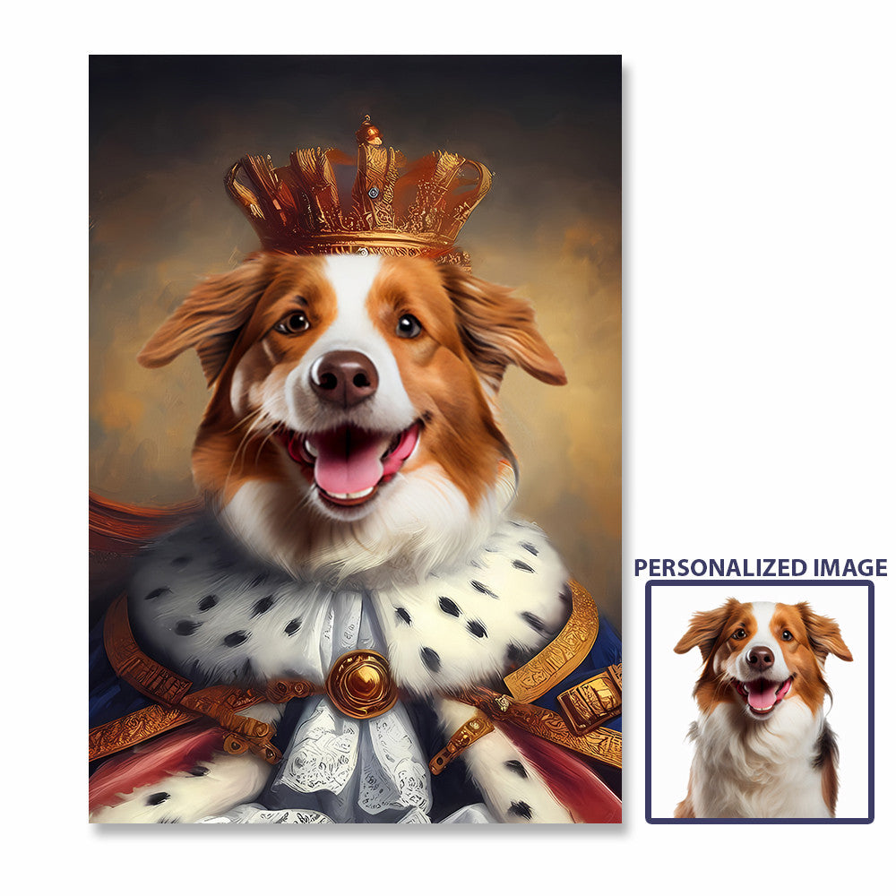 Personalized Photo The Great Boy Pet Canvas Wall Art – Pet Portrait, Dog or Cat Art, Pet Lover Gift