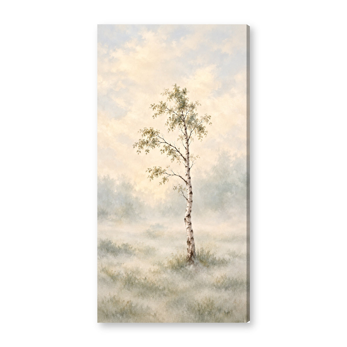 BIRC canvas wall art on white background
