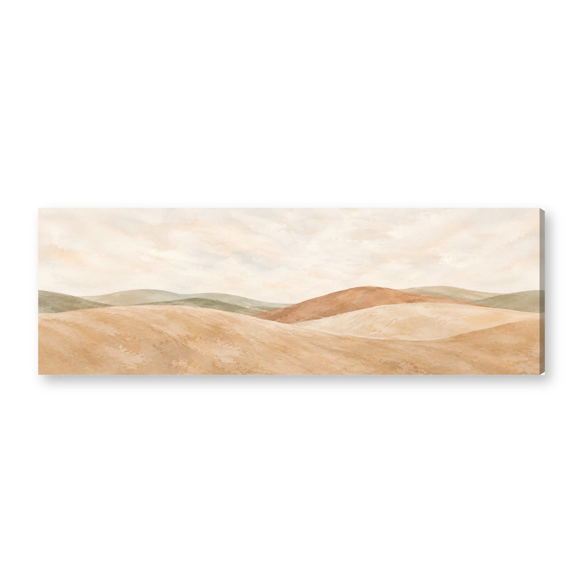 HILL canvas wall art on white background