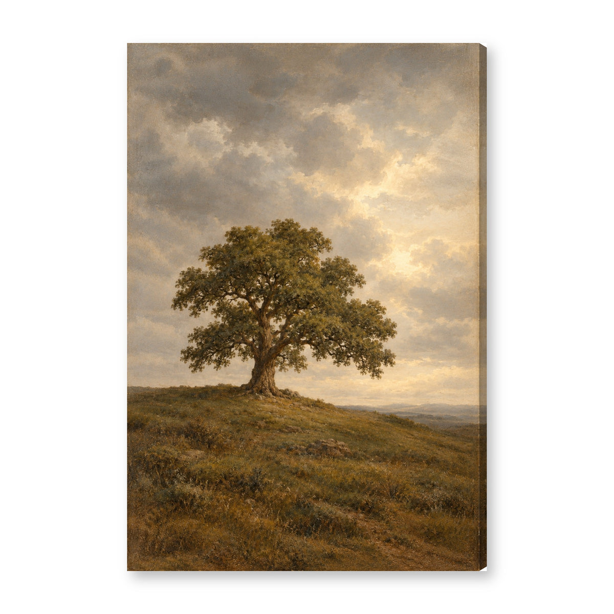 LOAK canvas wall art on white background