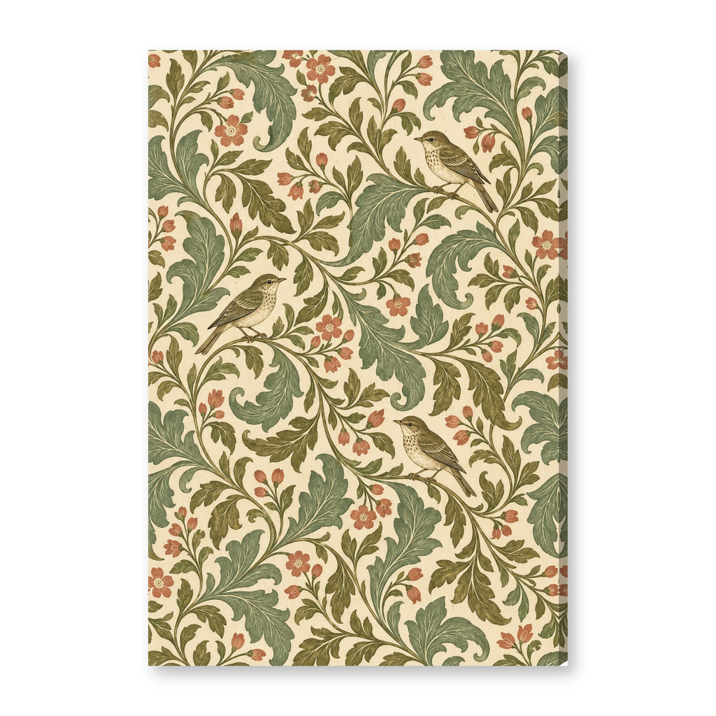 MORR canvas wall art on white background