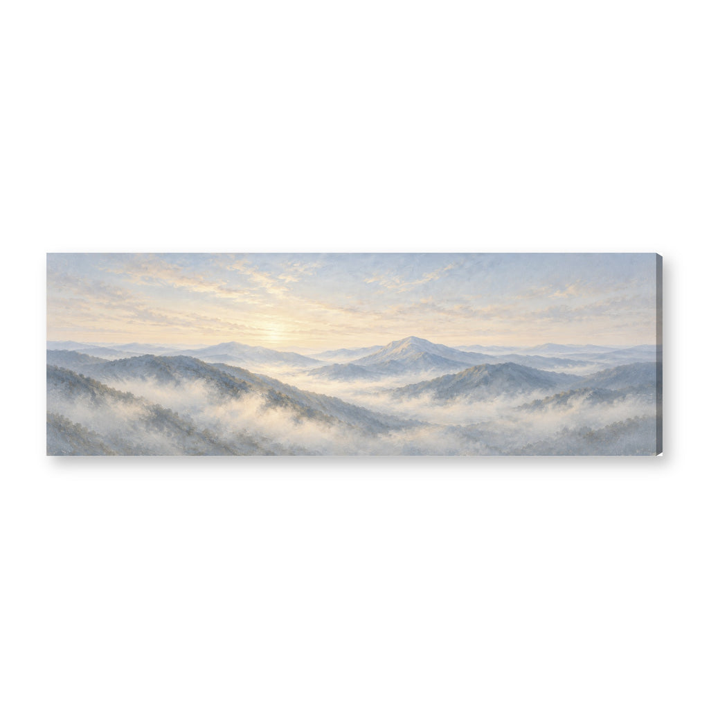 MTFG canvas wall art on white background