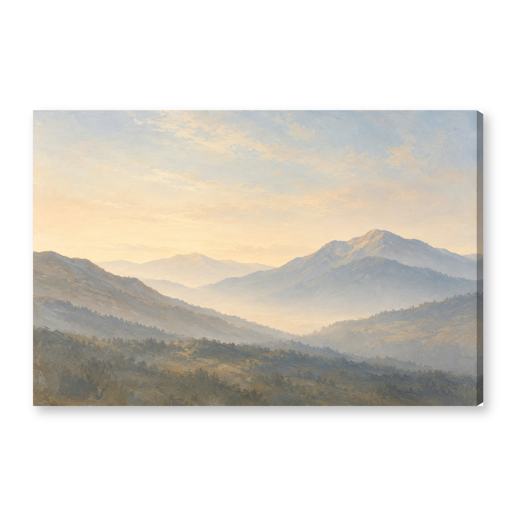 RIDG canvas wall art on white background