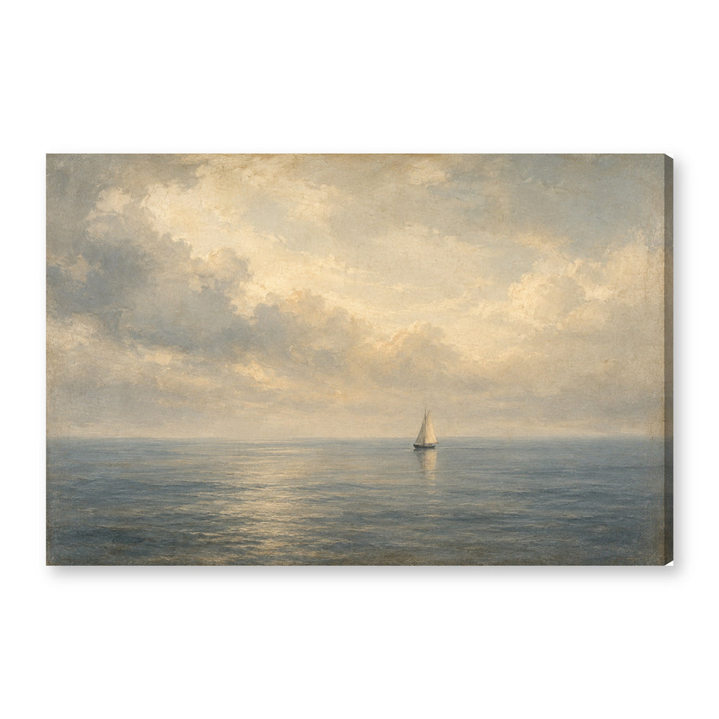 SAIL canvas wall art on white background