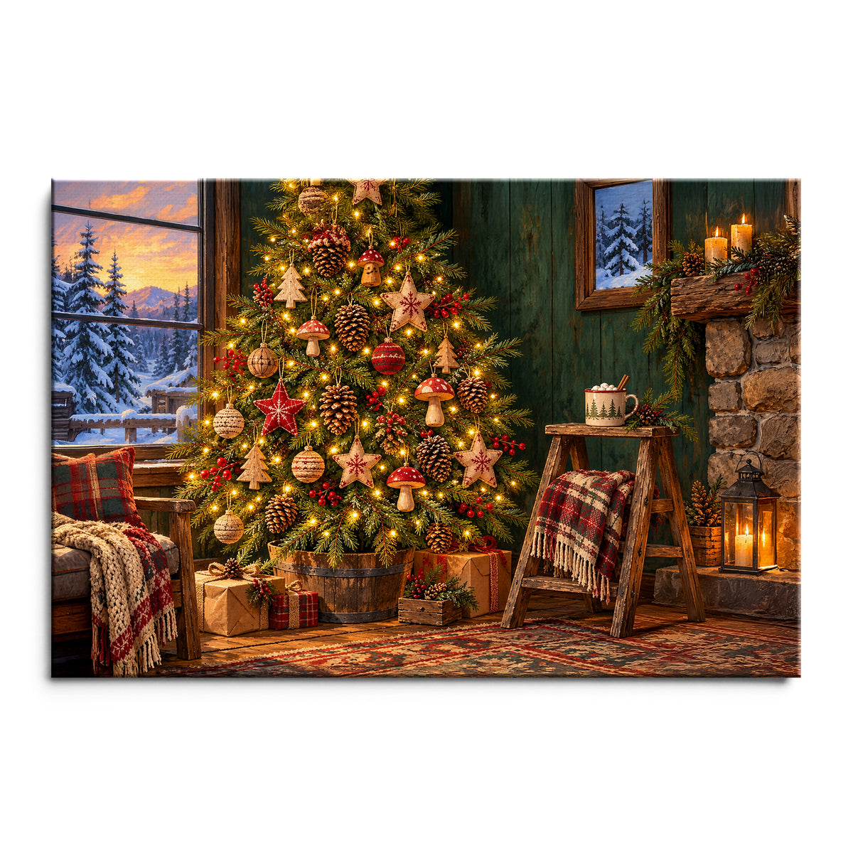 Christmas Tree with Ornaments — MK-1