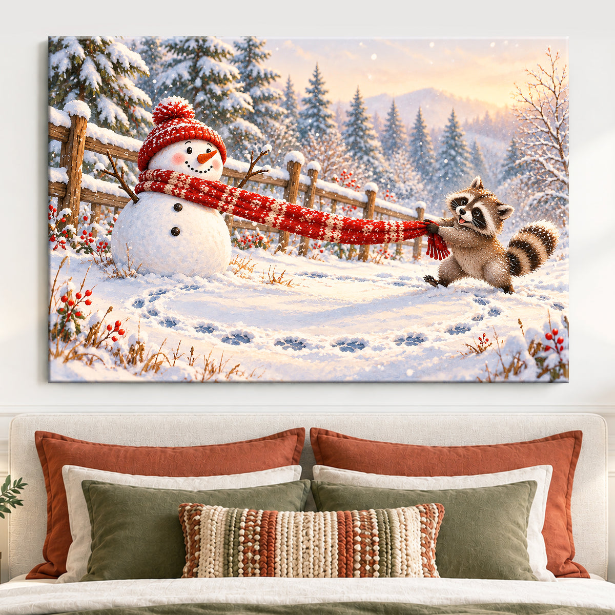 Snowman and Raccoon Scarf Tug-of-War — Snowman-and-Raccoon-Scarf-Tug-of-War-mk-4.jpg