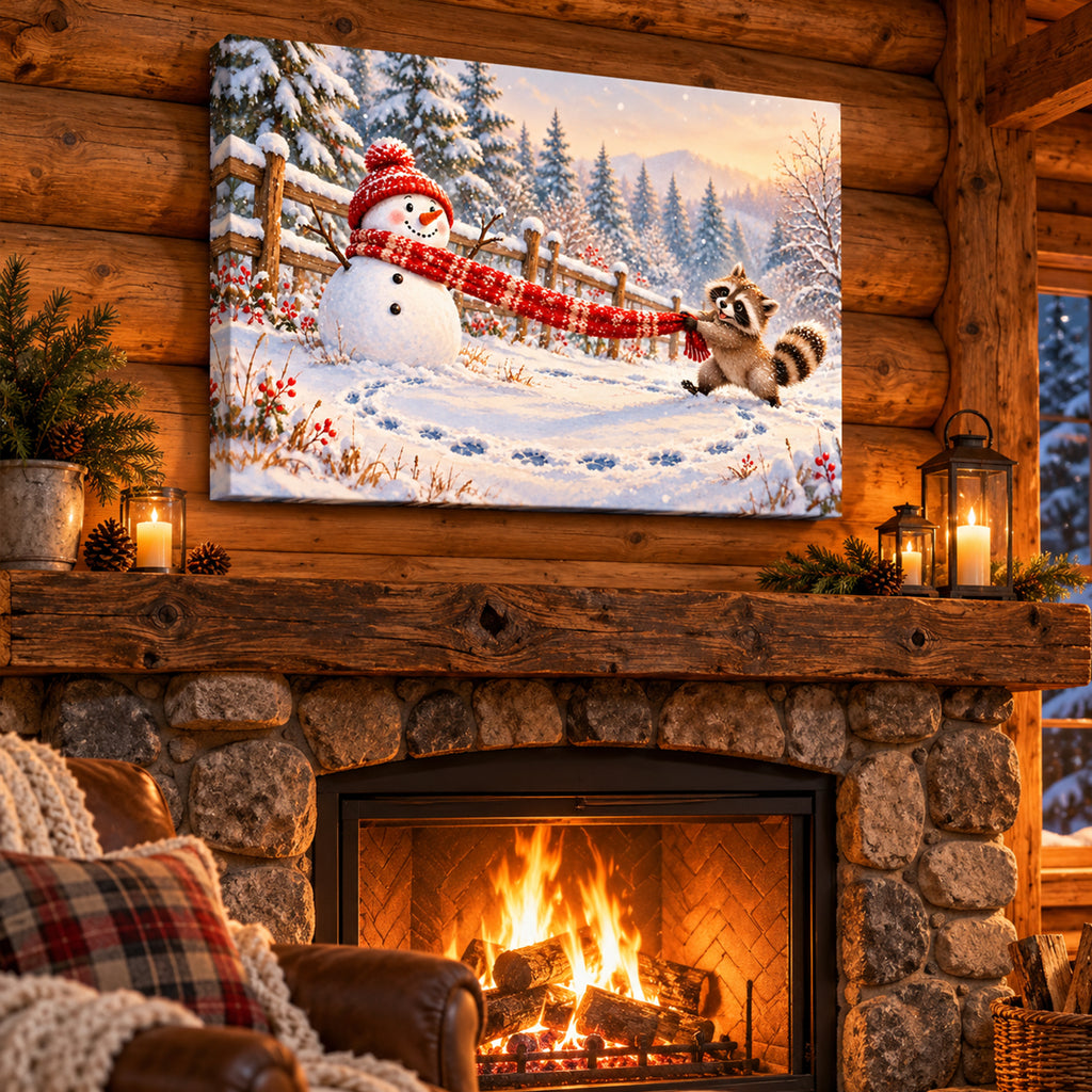 Snowman and Raccoon Scarf Tug-of-War — Snowman-and-Raccoon-Scarf-Tug-of-War-mk-5.jpg