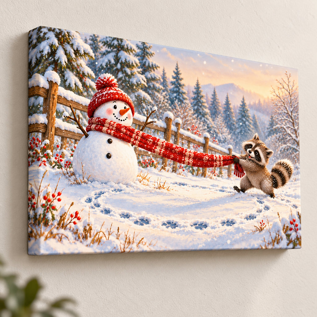 Snowman and Raccoon Scarf Tug-of-War — Snowman-and-Raccoon-Scarf-Tug-of-War-mk-7.jpg