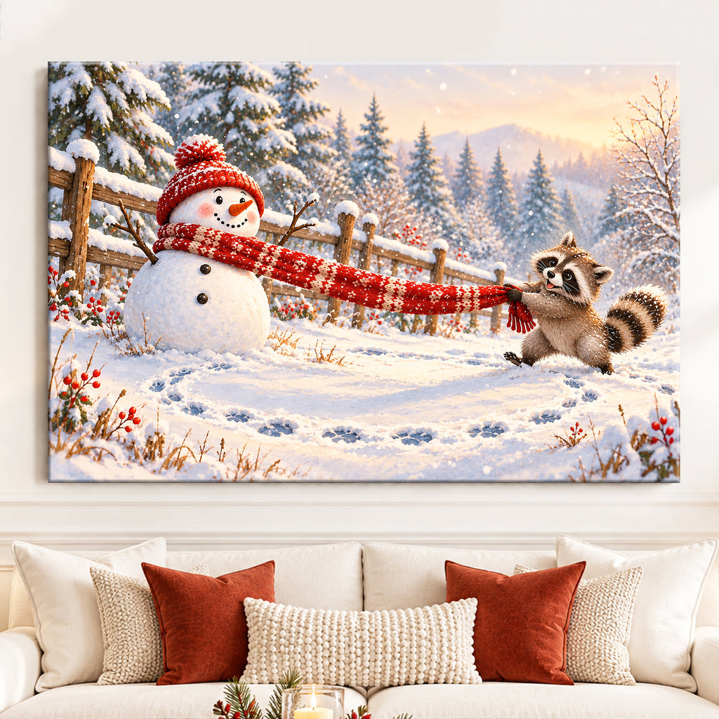 Snowman and Raccoon Scarf Tug-of-War — Snowman-and-Raccoon-Scarf-Tug-of-War-mk-11.jpg