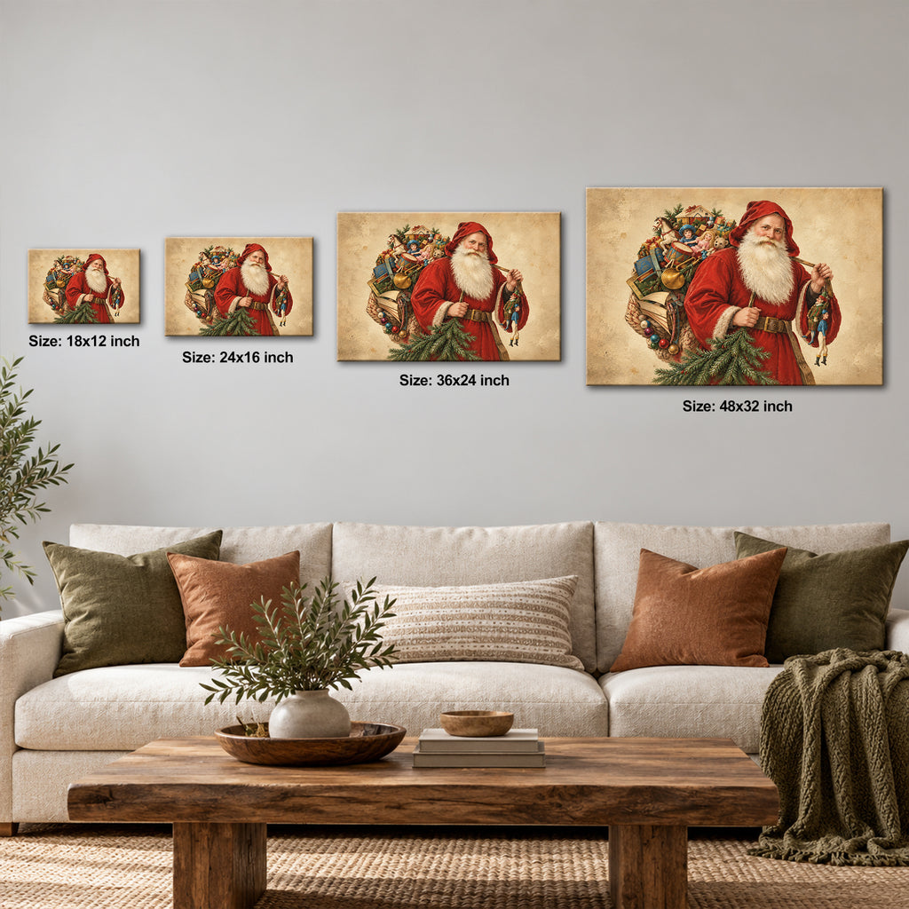 Vintage Santa With Toy Sack and Evergreen Branch — Vintage-Santa-With-Toy-Sack-and-Evergreen-Branch-mk-2.jpg