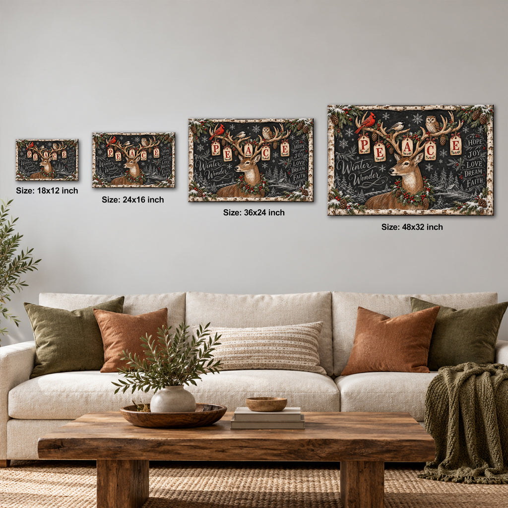 Rustic Chalkboard Holiday Buck of Peace — Rustic-Chalkboard-Holiday-Buck-of-Peace-mk-2.jpg