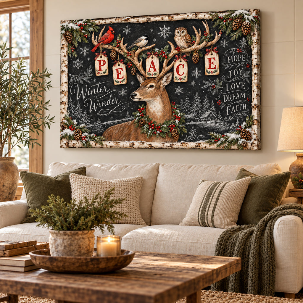 Rustic Chalkboard Holiday Buck of Peace — Rustic-Chalkboard-Holiday-Buck-of-Peace-mk-3.jpg