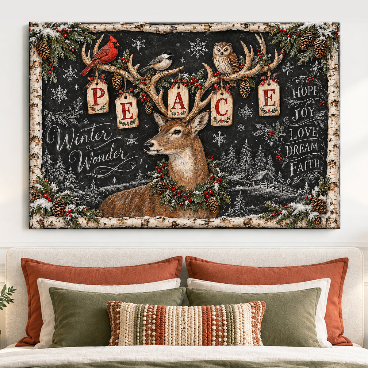 Rustic Chalkboard Holiday Buck of Peace — Rustic-Chalkboard-Holiday-Buck-of-Peace-mk-6.jpg