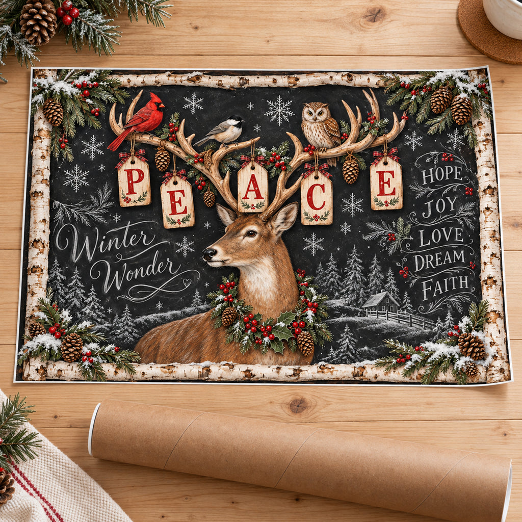 Rustic Chalkboard Holiday Buck of Peace — Rustic-Chalkboard-Holiday-Buck-of-Peace-mk-8.jpg