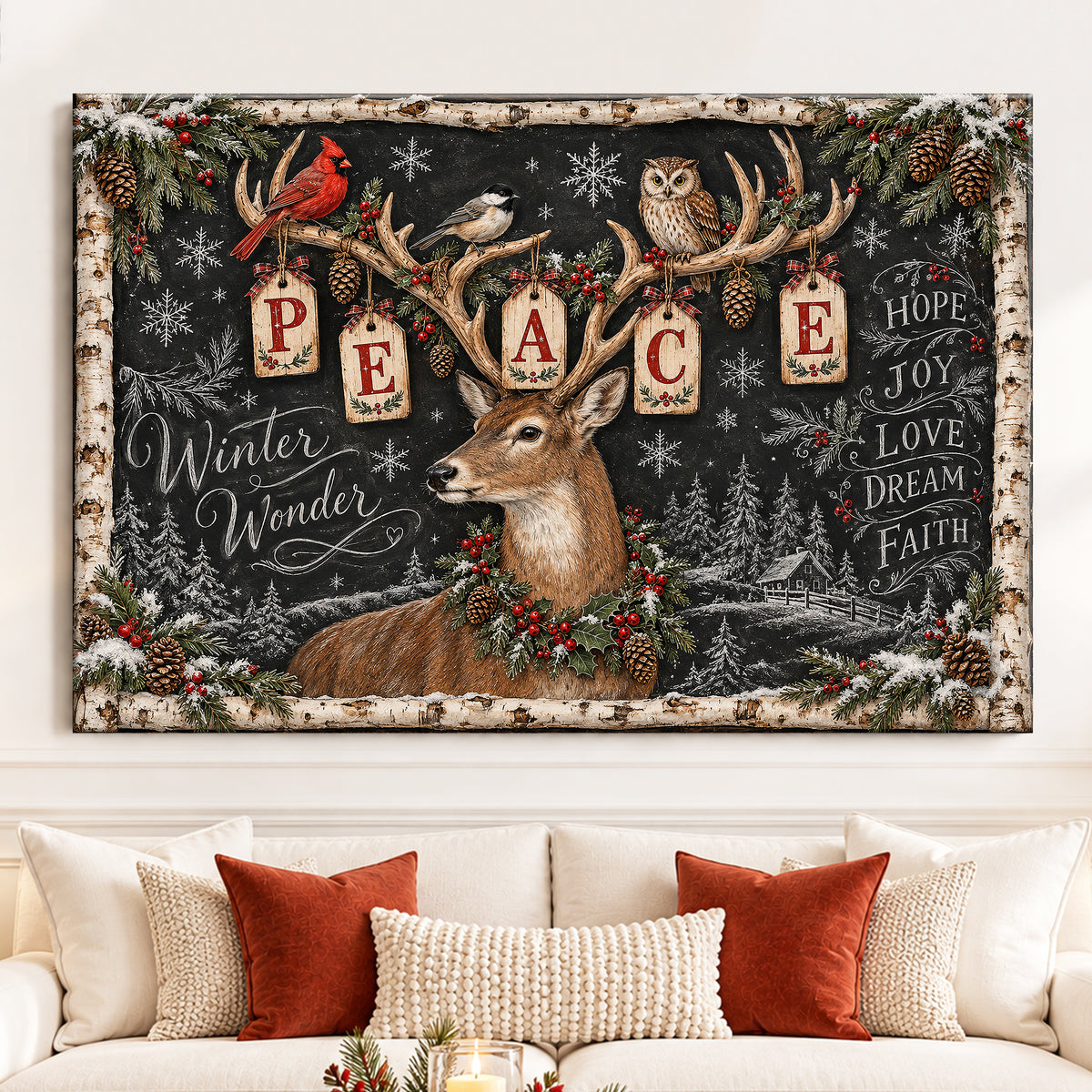 Rustic Chalkboard Holiday Buck of Peace — Rustic-Chalkboard-Holiday-Buck-of-Peace-mk-11.jpg