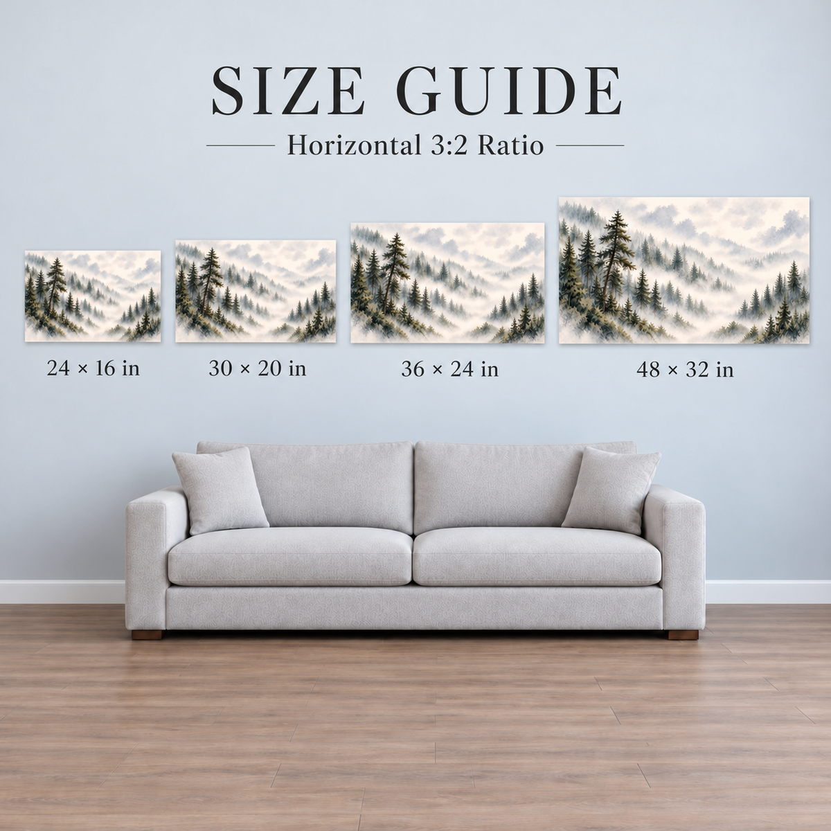 Forest  — forest-size-guide-4-sizes.png