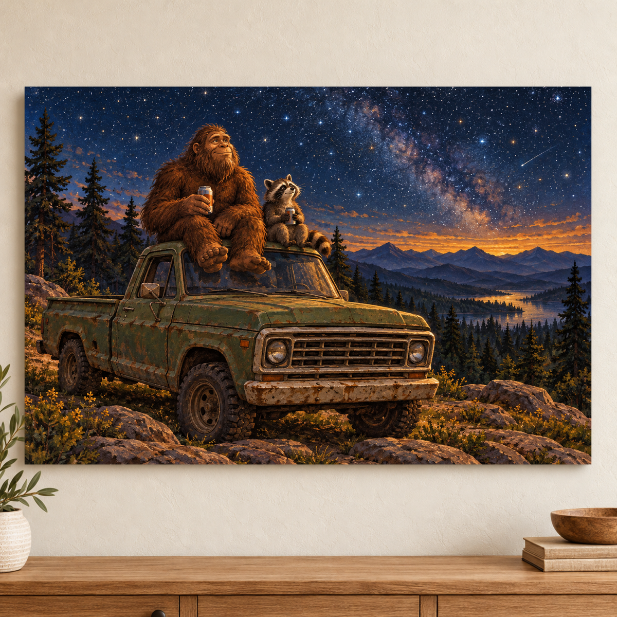 Bigfoot - stargazing — bigfoot-raccoon-etsy-thumbnail.png