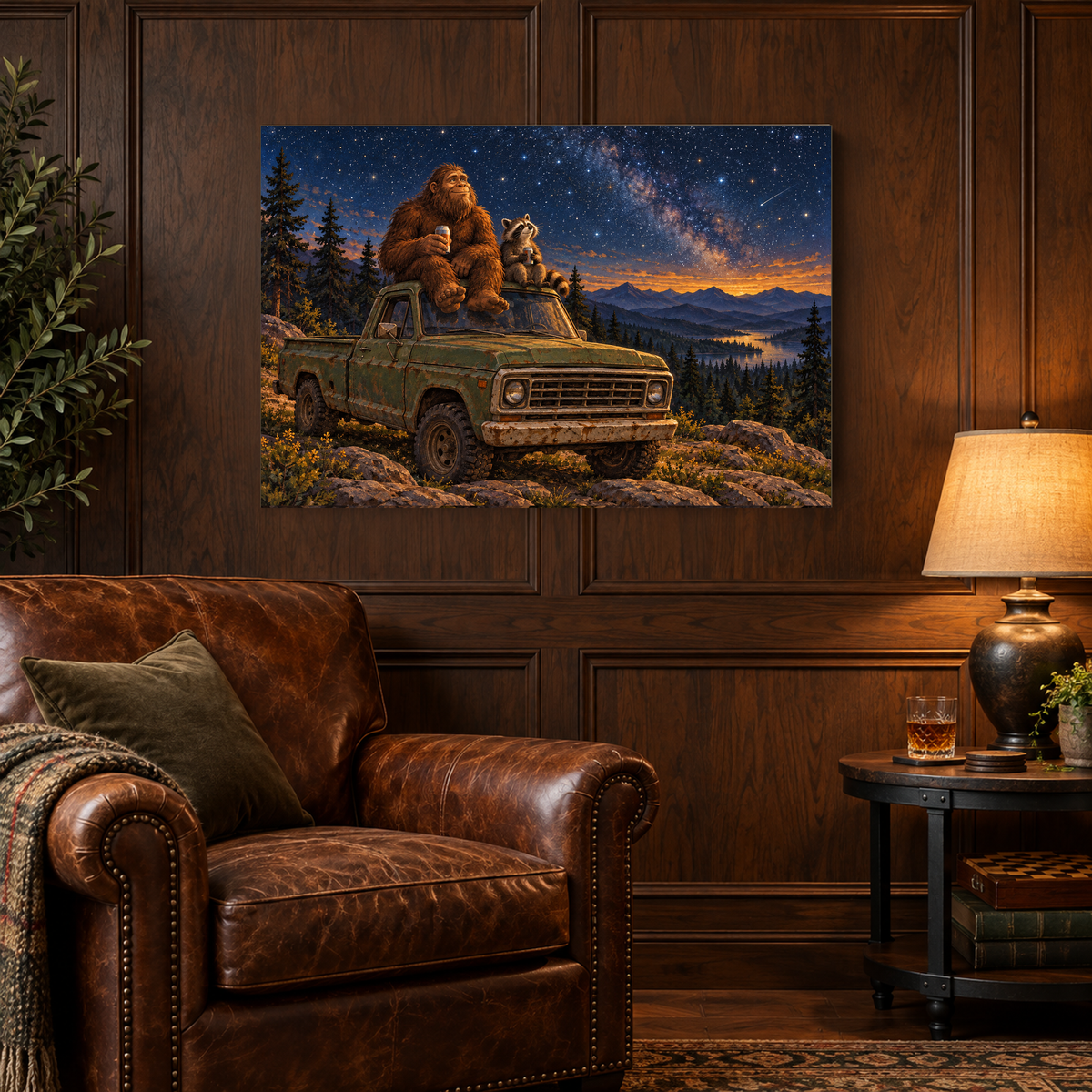 Bigfoot - stargazing — 03-man-cave.png