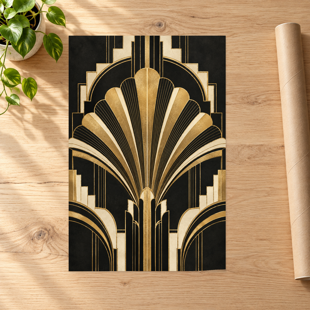 Art Deco Fan - 07-poster