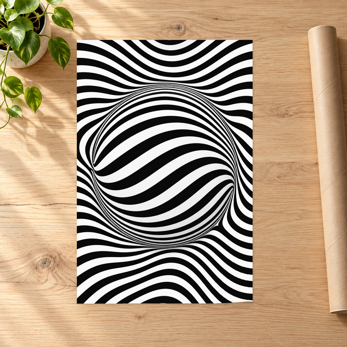 Black and White Optical Illusion - 07-poster.jpg