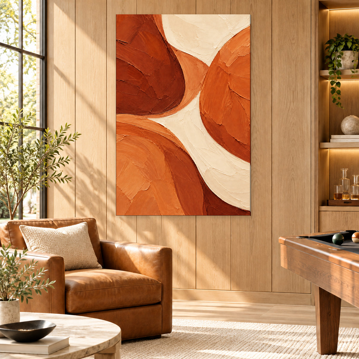 Burnt Orange Organic Abstract - 03-man-cave.jpg