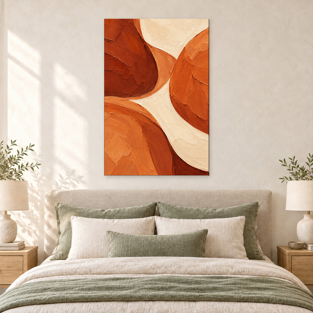 Burnt Orange Organic Abstract - 05-bedroom.jpg