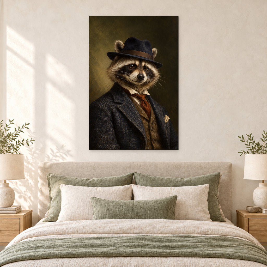 Victorian Raccoon Portrait - 05-bedroom.jpg