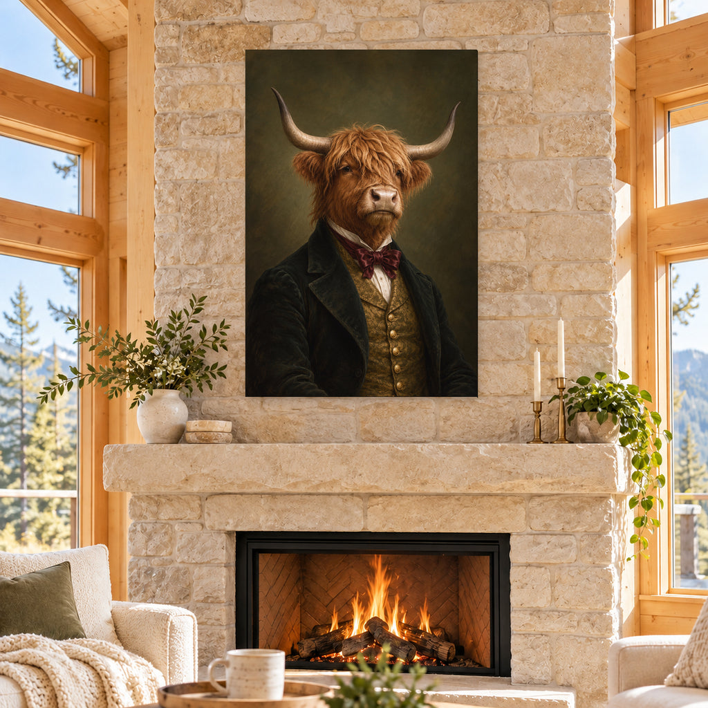 Victorian Highland Cow Portrait - 04-cabin.jpg