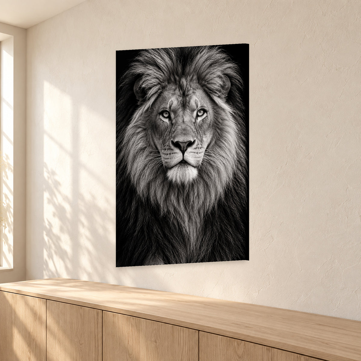 Black and White Lion Portrait - 02-angle.jpg