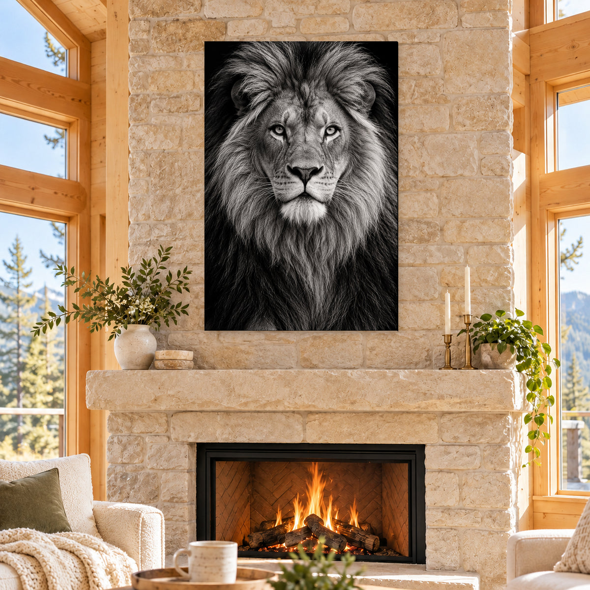 Black and White Lion Portrait - 04-cabin.jpg