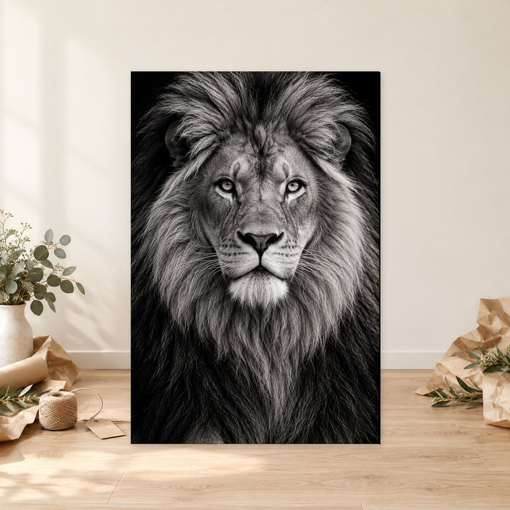 Black and White Lion Portrait - 06-gift.jpg