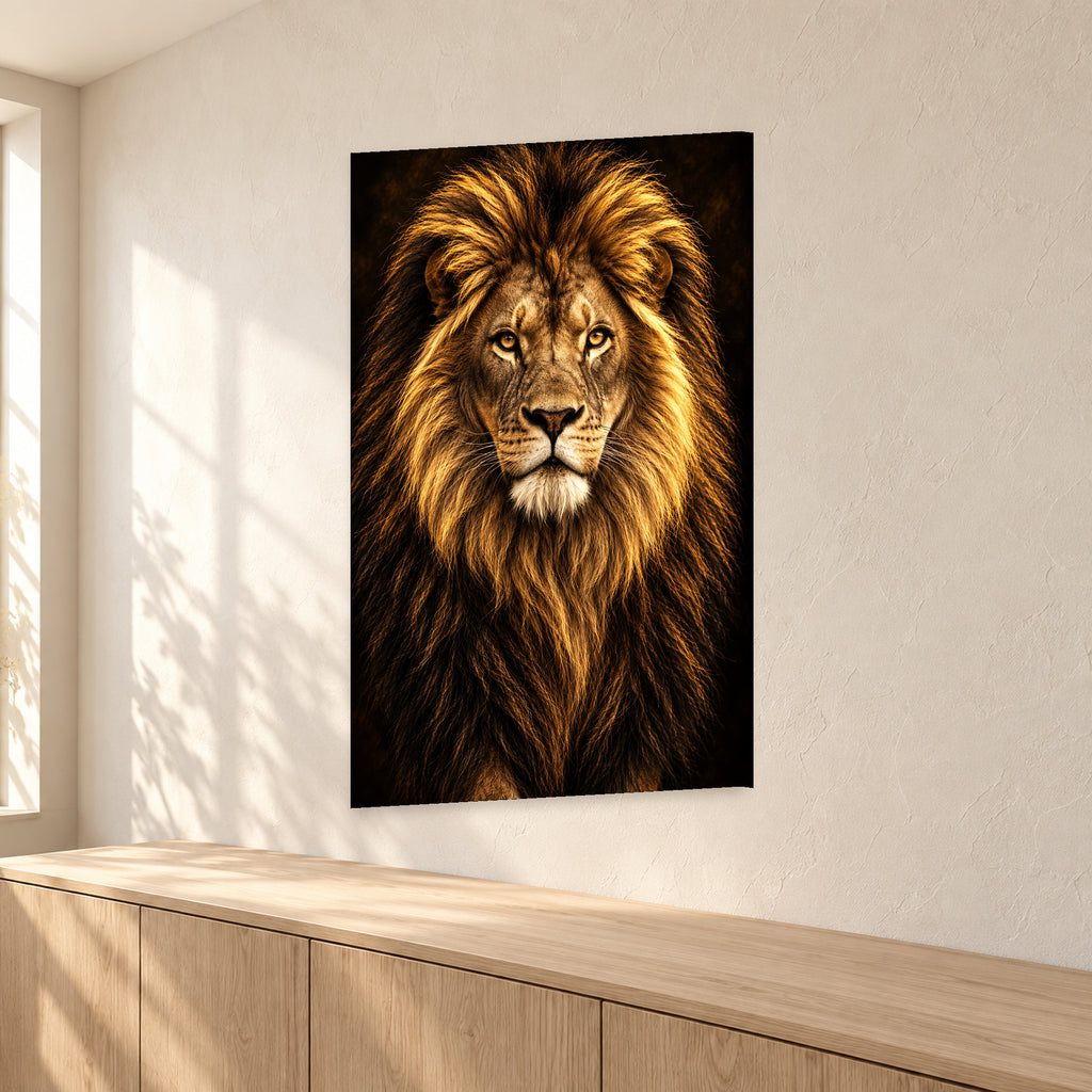 Golden Light Lion Portrait - 02-angle.jpg